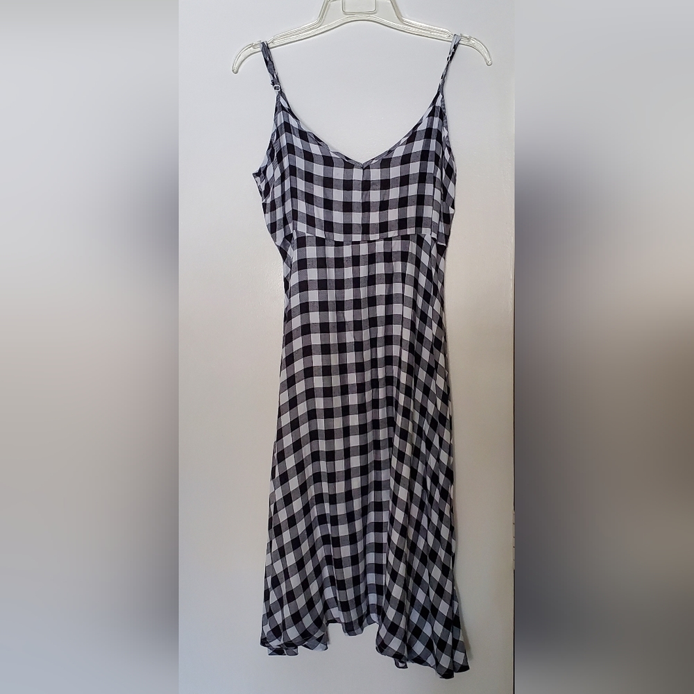 Black and White Check Native Youth Sundress